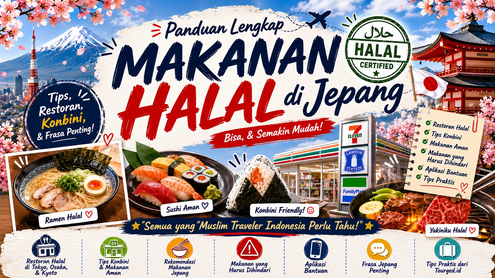 Panduan makanan halal lengkap di Jepang untuk muslim traveler Indonesia
